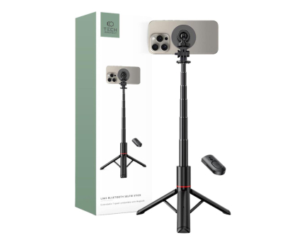 Kijek do selfie Tech-Protect L06S Selfie Stick Tripod MagSafe Pilot Bluetooth max 82cm